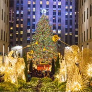 Christmas Tree in Rockefeller Center, NYC