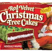 Hostess Red Velvet Christas Cake