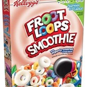 Froot Loops Smoothie Cereal