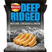 Walkers Deep Ridged Mature Cheddar and Onion