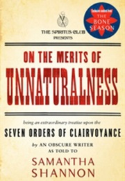 On the Merits of Unnaturalness (Samantha Shannon)