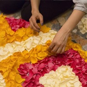 Make a Flower Petal Carpet