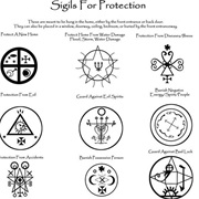Draw Magic Sigils for Protection