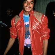 Michael Jackson Red Coat