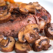 Steak and Mushroom