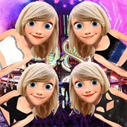 Rapunzel as Taylor Swift