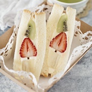 Japanese Fruit Sandwich