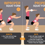 Perform a Proper Squat