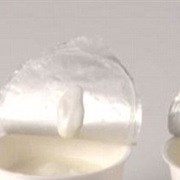 Foil From Inside the Yogurt Lid