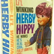 Winking Herby Hippie