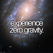 Experience Zero Gravity