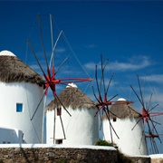 Mykonos Windmills, Greece