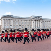 See the Changing of the Guard at Buckingham Palace