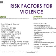 Risk Assessment of Violence Training