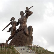 African Resistance Monument in Dakar, Senegal
