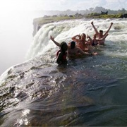Take a Dip in Devil&#39;s Pool, Victoria Falls, Zambia/Zimbabwe