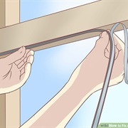 Seal a Drafty Wall or Window