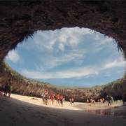 Hidden Beach the Marieta Islands by Puerto Vallarta, Mexico