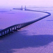 Longest Bridge - Danyang-Kunshan Grand Bridge, Beijing-Shanghai Railway, China