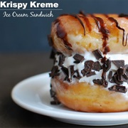 Krispy Kreme Ice Cream Sandwich