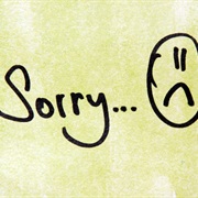 Apologize Sincerely