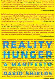 Reality Hunger (David Shields)