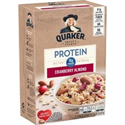 Quaker Instant Cranberry Almond Protein Oatmeal