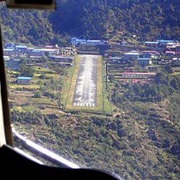 Land at Lukla Airport