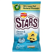 Walkers Cheese and Onion Stars