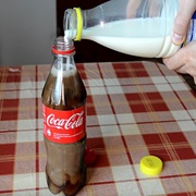 Cola Mixed With Milk