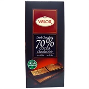 Valor Dark Chocolate 70% Cocoa