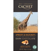 Cachet Apricots &amp; Hazelnuts Dark Chocolate
