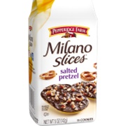 Salted Pretzel Milano Slices