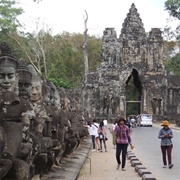 Tonle Om South Gate, Angkor Thom, Cambodia