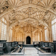 Divinity School, Bodleian Library, Broad Street, Oxford, Oxfordshire, England, UK