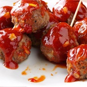 Meatballs With Ketchup