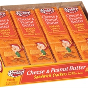 Keebler Cheese &amp; Peanut Butter Sandwich Crackers