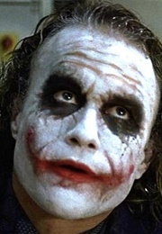 Heath Ledger as the Joker (The Dark Knight) (2008)