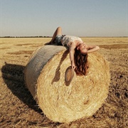 Sleep on a Hay Bale