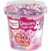 Duncan Hines Unicorn Cake Cup