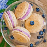 Blueberry Cheesecake Macarons