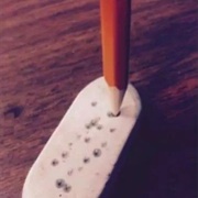 Stabbing Holes Thourgh Your Eraser