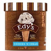 Edy&#39;s Cookies N&#39; Cream