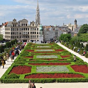 Garden of Mont Des Arts, Brussels