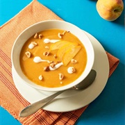 Grilled Peach Soup