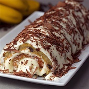 Banana Bread Cheesecake Cake Roll