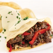 Beef and Guinness Crepe