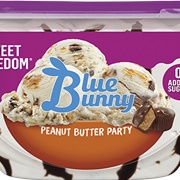Blue Bunny Peanut Butter Party