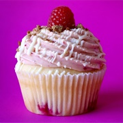 Raspberry White Chocolate Cheesecake Cupcake