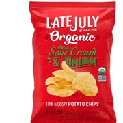 Late July Sour Cream &amp; Onion Potato Chips